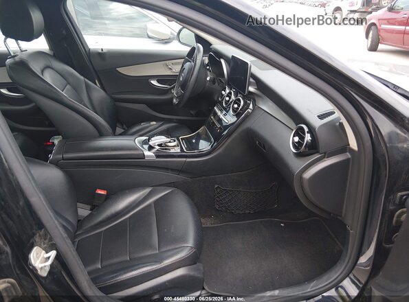 55SWF4KB5GU098452 2016 MERCEDES-BENZ C-CLASS Black Front interior view