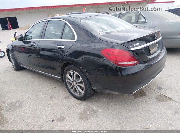 55SWF4KB5GU098452 2016 MERCEDES-BENZ C-CLASS Black Rear left
