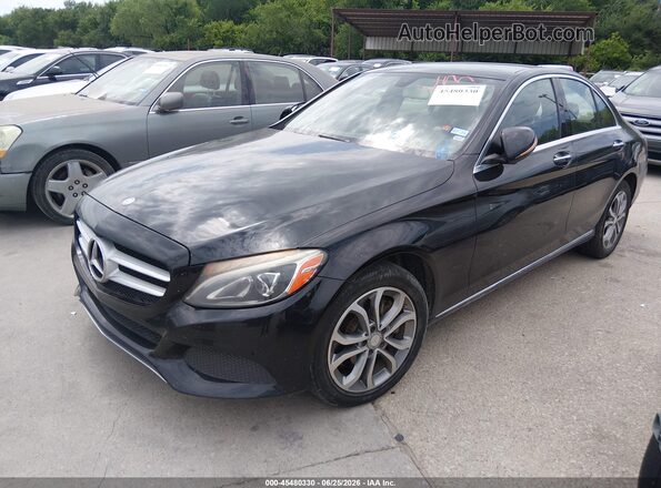55SWF4KB5GU098452 2016 MERCEDES-BENZ C-CLASS Black Front left
