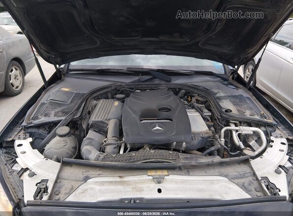 55SWF4KB5GU098452 2016 MERCEDES-BENZ C-CLASS Black Rear view