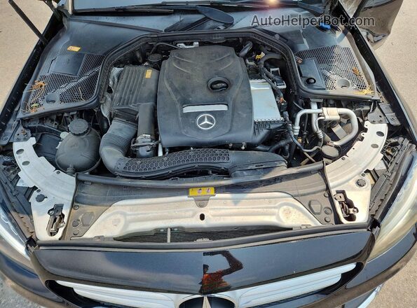 55SWF4KB5GU104718 2016 MERCEDES-BENZ C Black Rear interior view