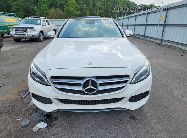 55SWF4KB5GU115055 2016 MERCEDES-BENZ C White Vista frontal