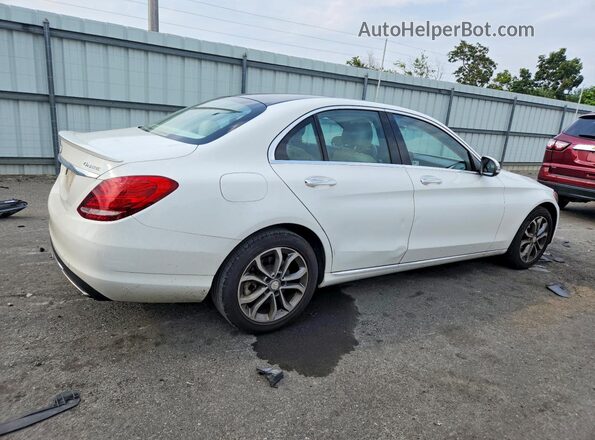 55SWF4KB5GU115055 2016 MERCEDES-BENZ C White Trasero derecho