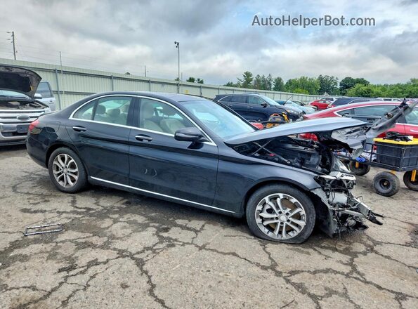55SWF4KB5GU130011 2016 MERCEDES-BENZ C Black Przód prawy