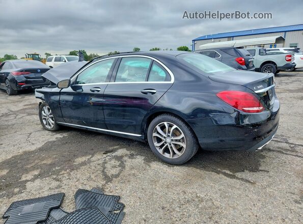 55SWF4KB5GU130011 2016 MERCEDES-BENZ C Black Tył lewy