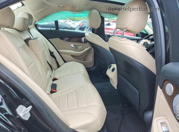 55SWF4KB5GU130011 2016 MERCEDES-BENZ C Black Widok tylnych siedzeń