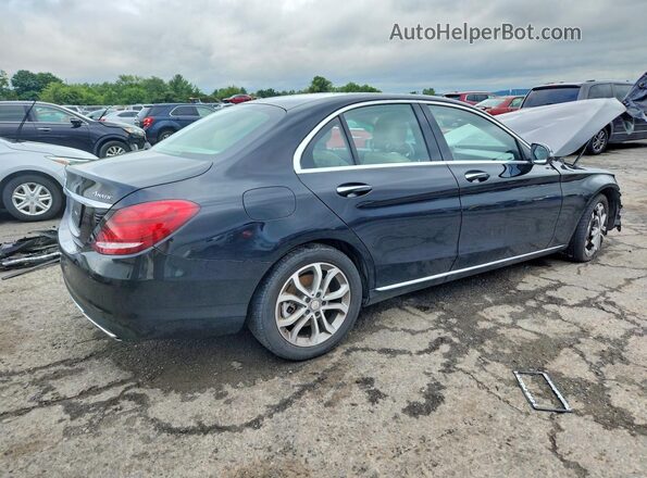 55SWF4KB5GU130011 2016 MERCEDES-BENZ C Black Tył prawy