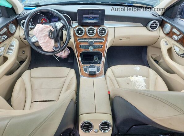 55SWF4KB5GU130011 2016 MERCEDES-BENZ C Black Widok deski rozdzielczej