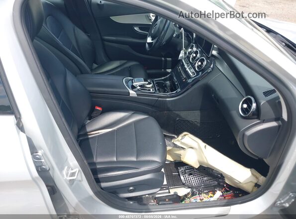 55SWF4KB5GU147584 2016 MERCEDES-BENZ C-CLASS Silver Widok wnętrza z przodu