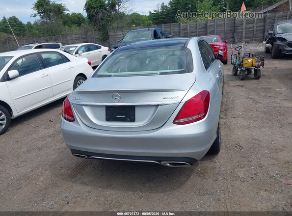 55SWF4KB5GU147584 2016 MERCEDES-BENZ C-CLASS Silver 