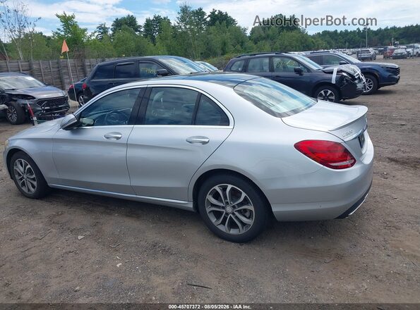 55SWF4KB5GU147584 2016 MERCEDES-BENZ C-CLASS Silver Widok wnętrza 360 stopni