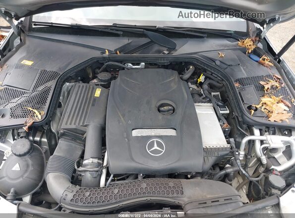 55SWF4KB5GU147584 2016 MERCEDES-BENZ C-CLASS Silver Widok z tyłu