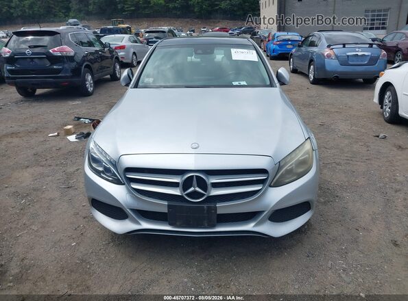 55SWF4KB5GU147584 2016 MERCEDES-BENZ C-CLASS Silver Widok zestawu wskaźników