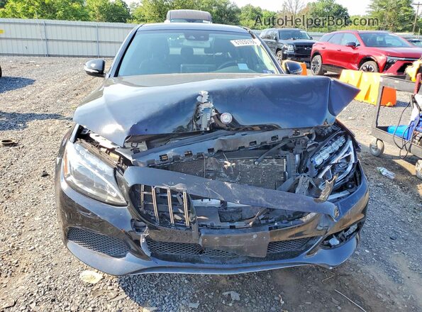 55SWF4KB5HU186001 2017 MERCEDES-BENZ C Black Widok z przodu