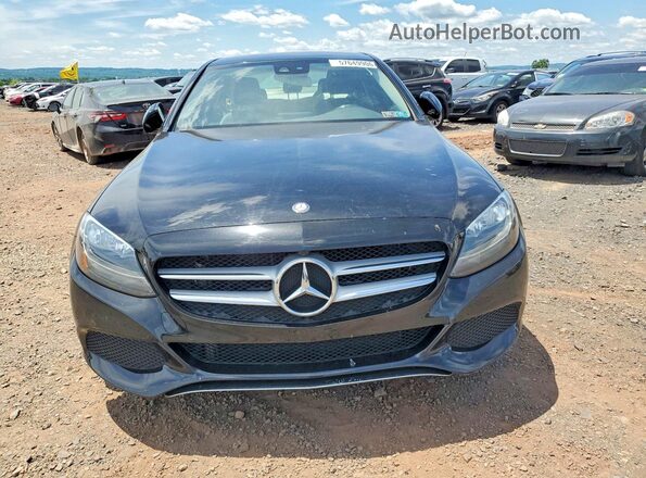 55SWF4KB5HU192445 2017 MERCEDES-BENZ C Черный Вид спереди