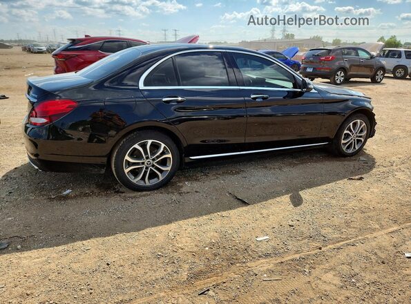 55SWF4KB5HU224939 2017 MERCEDES-BENZ C Black Trasero derecho