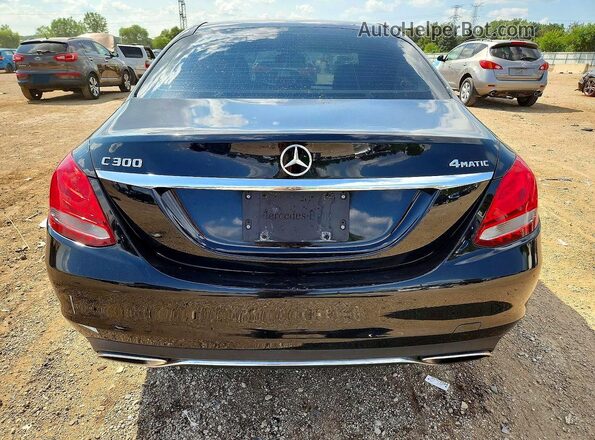 55SWF4KB5HU224939 2017 MERCEDES-BENZ C Black Vista trasera