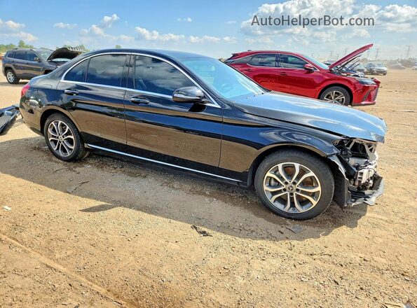 55SWF4KB5HU224939 2017 MERCEDES-BENZ C Black Delantero derecho