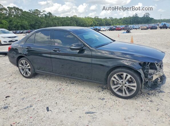 55SWF4KB5JU279610 2018 MERCEDES-BENZ C Black Front right