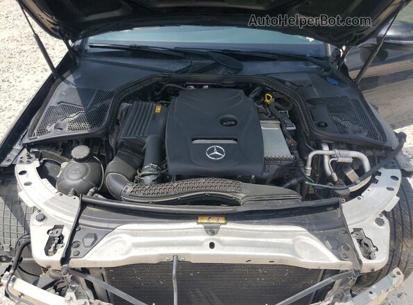 55SWF4KB5JU279610 2018 MERCEDES-BENZ C Black Rear interior view