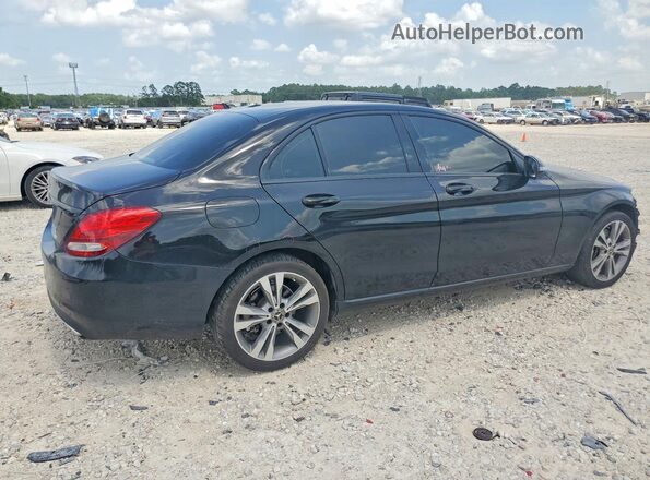 55SWF4KB5JU279610 2018 MERCEDES-BENZ C Black Rear right