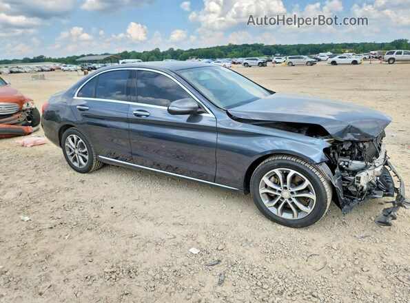 55SWF4KB6GU114111 2016 MERCEDES-BENZ C Gray Front right