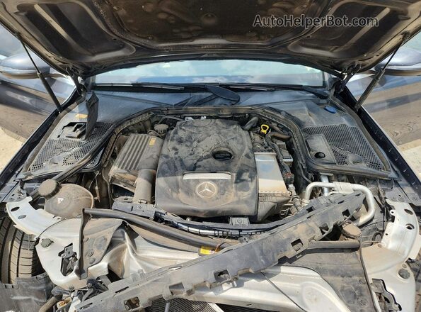 55SWF4KB6GU114111 2016 MERCEDES-BENZ C Gray Rear interior view