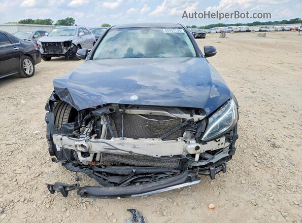 55SWF4KB6GU114111 2016 MERCEDES-BENZ C Gray Front view