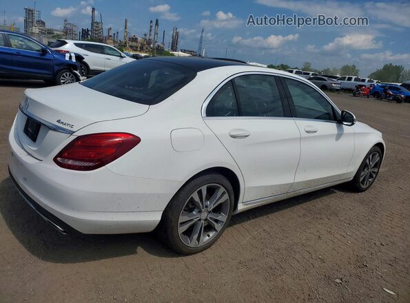 55SWF4KB6GU120281 2016 MERCEDES-BENZ C Cream Հետևի աջ
