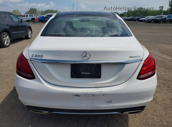 55SWF4KB6GU120281 2016 MERCEDES-BENZ C Cream Հետևի տեսք
