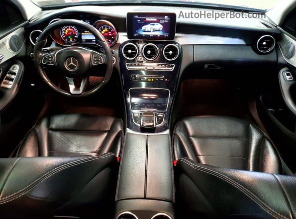 55SWF4KB6GU144404 2016 MERCEDES-BENZ C Black Widok deski rozdzielczej
