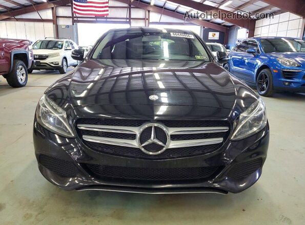 55SWF4KB6GU144404 2016 MERCEDES-BENZ C Black Widok z przodu