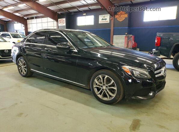 55SWF4KB6GU144404 2016 MERCEDES-BENZ C Black Przód prawy