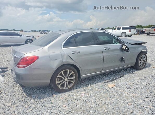 55SWF4KB6GU158447 2016 MERCEDES-BENZ C Gray Rear right