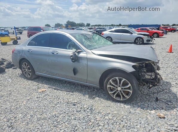 55SWF4KB6GU158447 2016 MERCEDES-BENZ C Gray Front right