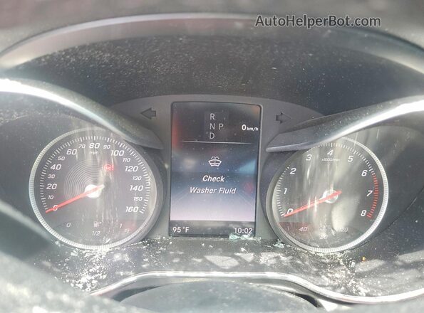 55SWF4KB6GU158447 2016 MERCEDES-BENZ C Gray Instrument cluster view
