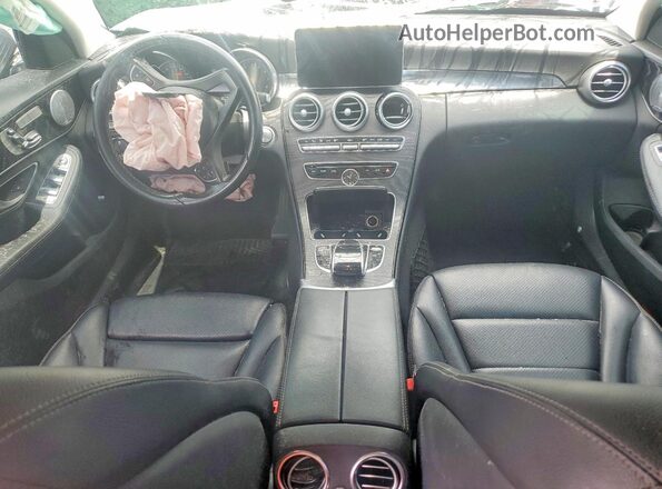 55SWF4KB6GU158447 2016 MERCEDES-BENZ C Gray Dashboard view