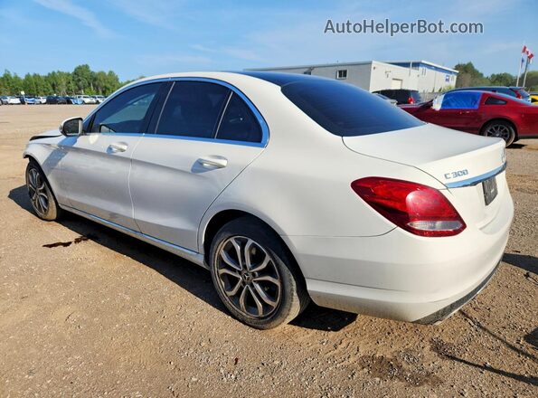 55SWF4KB6HU218650 2017 MERCEDES-BENZ C White Задня ліва чверть
