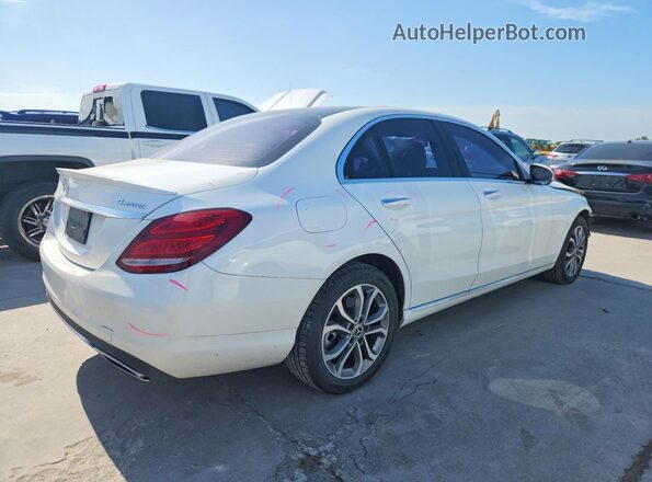 55SWF4KB6HU221418 2017 MERCEDES-BENZ C White უკანა მარჯვენა