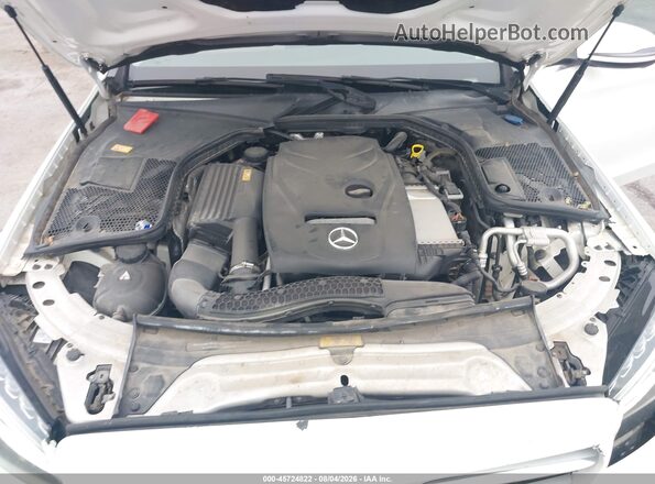 55SWF4KB7GU101433 2016 MERCEDES-BENZ C-CLASS White Вид ззаду