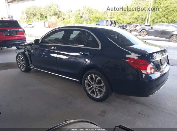55SWF4KB7GU103439 2016 MERCEDES-BENZ C-CLASS Blue Rear left