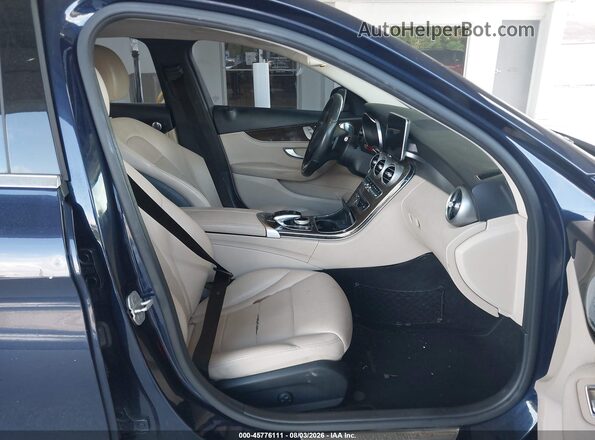55SWF4KB7GU103439 2016 MERCEDES-BENZ C-CLASS Blue Front interior view