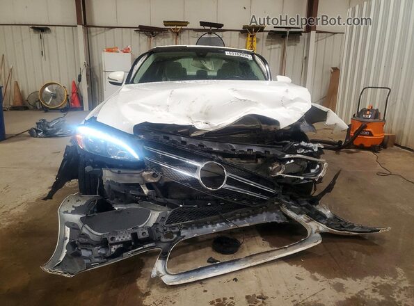 55SWF4KB7GU103442 2016 MERCEDES-BENZ C White Widok z przodu