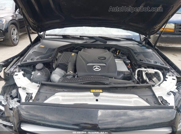 55SWF4KB7GU159087 2016 MERCEDES-BENZ C-CLASS Black Вид ззаду