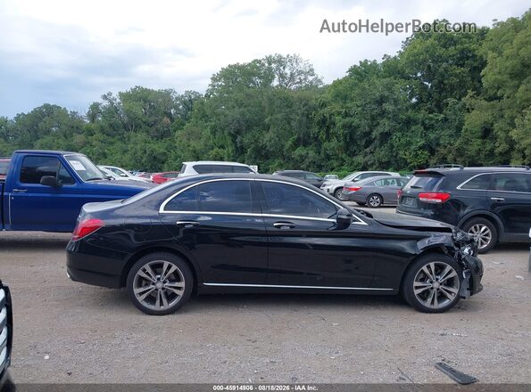 55SWF4KB7GU159087 2016 MERCEDES-BENZ C-CLASS Black Вид задньої частини салону