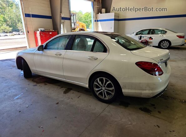 55SWF4KB7HU181107 2017 MERCEDES-BENZ C White Задня ліва чверть