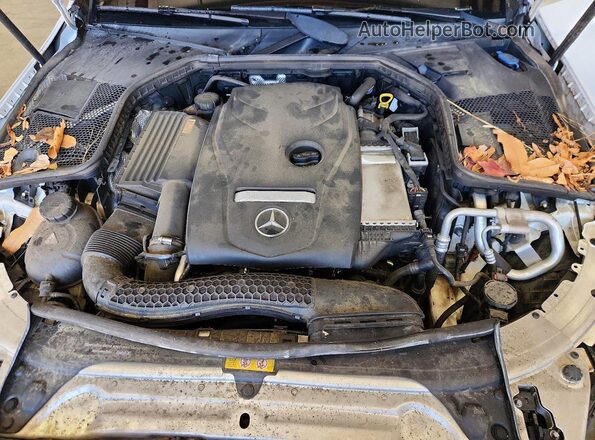 55SWF4KB7HU181107 2017 MERCEDES-BENZ C White Вид задньої частини салону