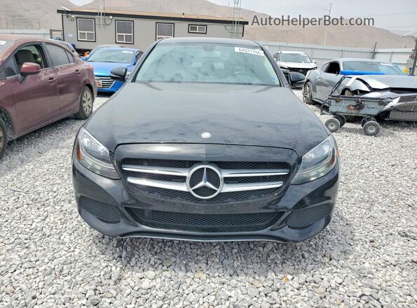 55SWF4KB7HU222657 2017 MERCEDES-BENZ C Black Front view