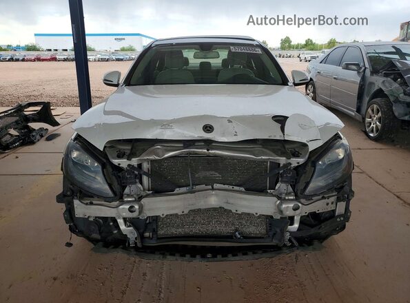 55SWF4KB7HU231908 2017 MERCEDES-BENZ C White Vista frontal