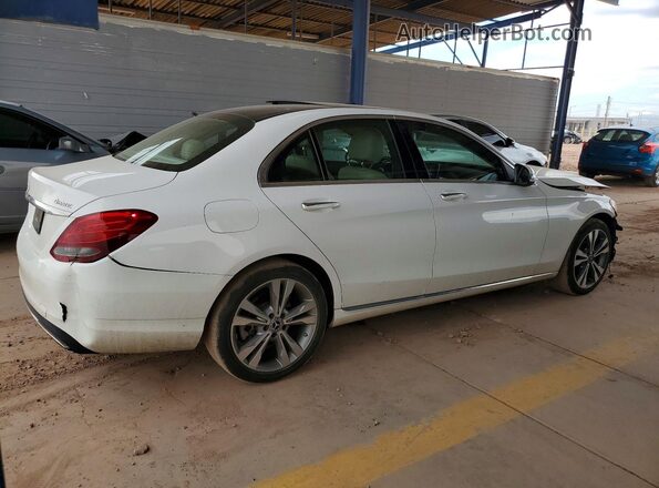 55SWF4KB7HU231908 2017 MERCEDES-BENZ C White Trasero derecho